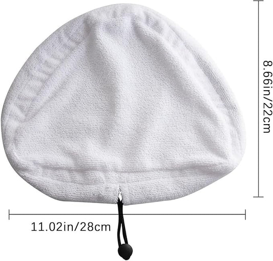 3Pcs Triangular Steam Mop Replacement Pads, Washable Microfiber Cleaning Pads 11.02 x 8.66 Inches