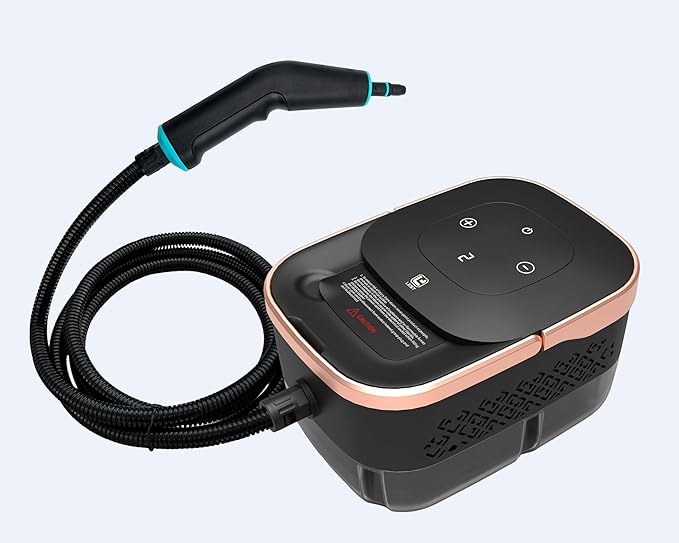 Handheld Steam Cleaner for Home, Car, Tile, Grout, Windows, Bathrooms, Kitchens & Fabric Cleaning, Steamer Mop, 2500W Fast 15S Heat-Up, 221°F(105°C), 6-Level, 1.5L Large Tank Steam Cleaner