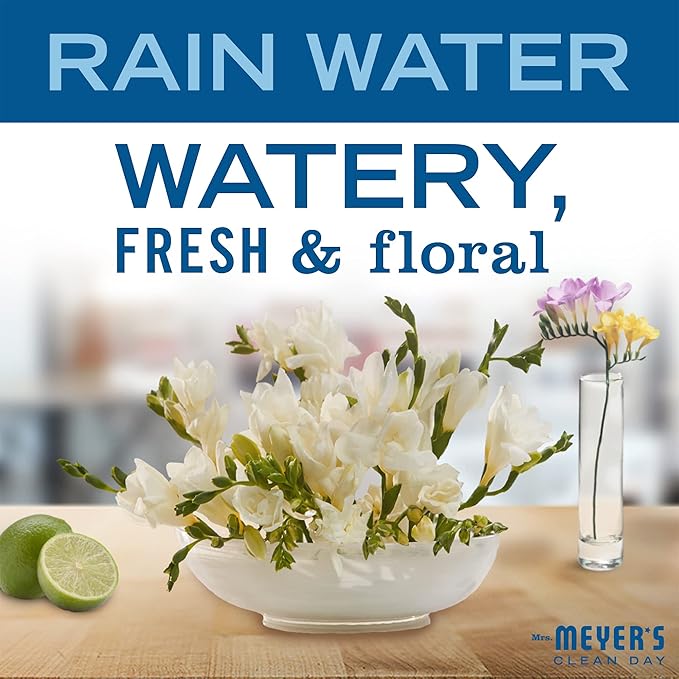 MRS. MEYER'S CLEAN DAY Ultra Concentrated Laundry Detergent, Rain Water Scent, 24.3 fl oz