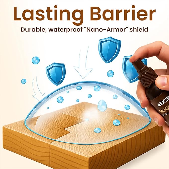 NuGrain Wood Repair Kit, Easy-Fix Wood Furniture Repair, Professional Wood Floor Scratch Repair - Restores Wood Scratch, Covers Nicks, Marks, Minor Defects (1)