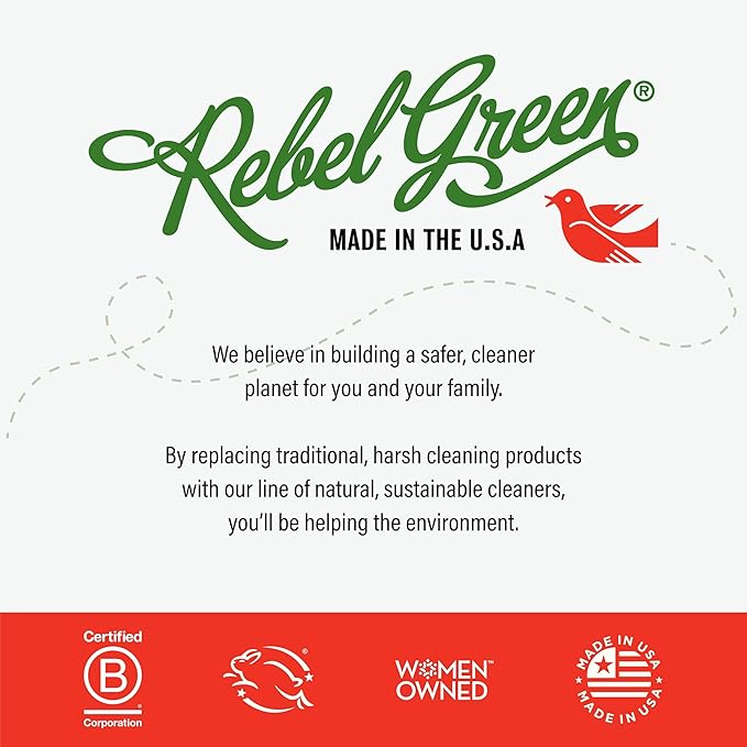 Rebel Green Super Deluxe Dish Soap - Plant-Based Sustainable Dishwashing Soap - Cranberry & Mandarin Scent - 16 fl oz - 2 Pack
