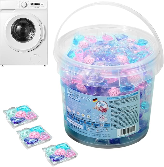 40 Pieces Laundry Detergent Pods,Deep Cleaning Color Protection Laundry Soap Pods, Clothing Washing Beads For Home Apartment Dorm Hotel Jeans Towels Sheets T-Shirts