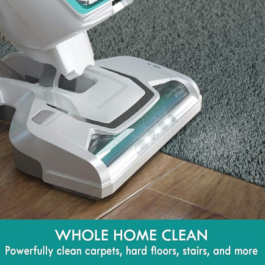 Kenmore Bagless Upright Vacuum 2-Motor Power Suction Lightweight Carpet Cleaner with 10’Hose, HEPA Filter, 2 Cleaning Tools for Pet Hair, Hardwood Floor, Green, 2 Liters