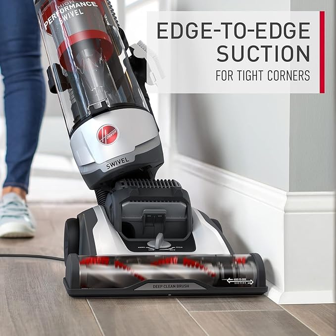 Hoover Pet MaxLife Elite Swivel Vacuum Cleaner with HEPA Media Filtration, Bagless Multi-Surface Upright for Carpet and Hard Floors