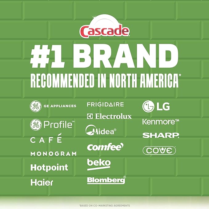 Cascade Platinum Plus Dishwasher Pods, Dishwasher Detergent, Dish Detergent Soap, Lemon, 47 Count