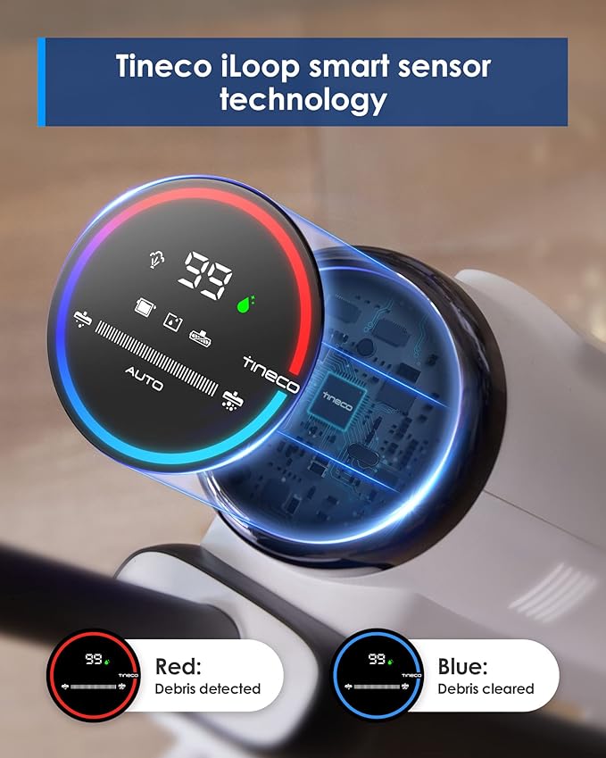 Tineco FW0073B0US Floor One S2 Cordless Wet Dry Vacuum Mop (Renewed)