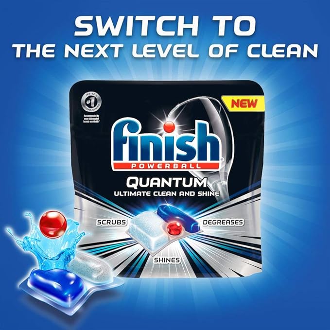 Finish All In 1 Gelpacs, Orange 54 Tabs, Dishwasher Detergent Tablets (Pack of 4)