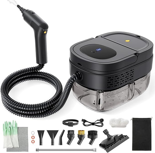 Steam cleaner for home,2500w Steamer for cleaning high pressure steam 3-Speed Adjustable Handle steam cleaner for Car,Home, kitchens