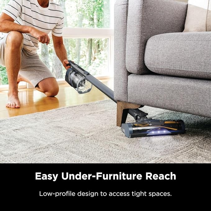 Shark Rocket Lightweight Cordless Stick Vacuum (IX141), 7.5 lbs, Blue Iris (Renewed)