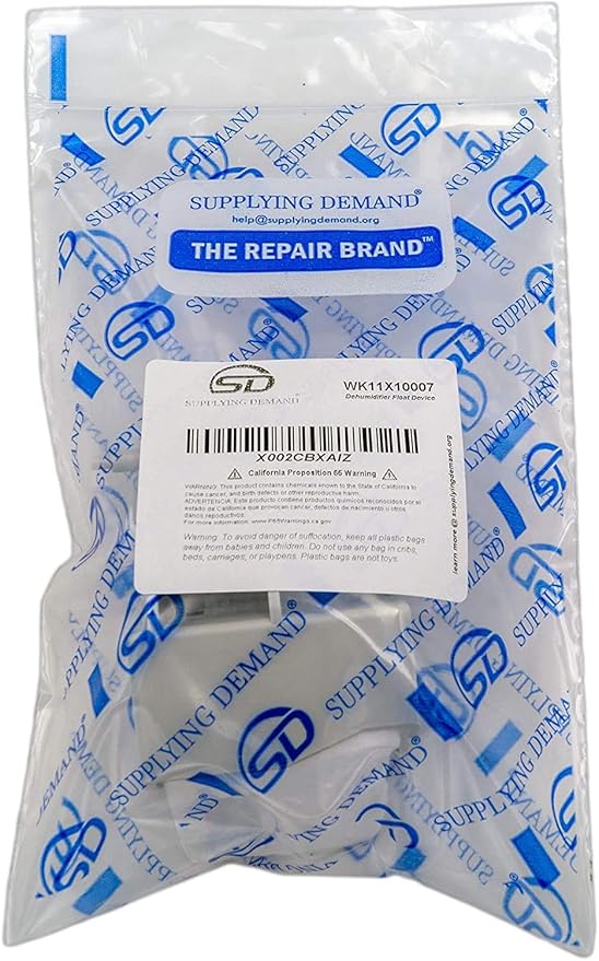 Supplying Demand WK11X10007 3031237 Dehumidifier Water Bucket Float Device Replacement Grey