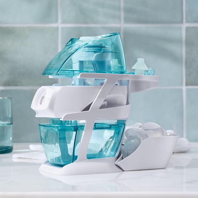 Navage Countertop Caddy - Storage Caddy Organizer for The Navage Nasal Irrigation System - 3-Tier Nose Cleaning Supplies Organizer with Detachable Tray - Plastic Caddy Only - Nasal Care Accessories