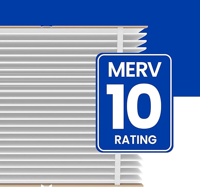 AprilAire 401 Replacement Furnace Filter for AprilAire 2400, Space-Gard 2400 Whole-House Air Purifiers - MERV 10, 16x25x6 Air Filter (Pack of 2)