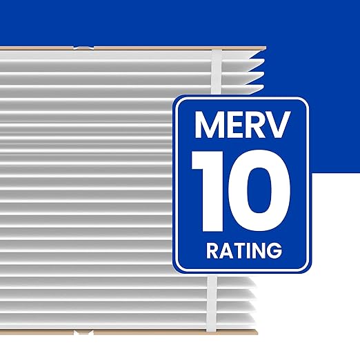 AprilAire 201 Replacement Furnace Filter for AprilAire or Space-Gard 2200 or 2250 Whole-House Air Purifiers - MERV 10, 20x25x6 Air Filter (Pack of 4)