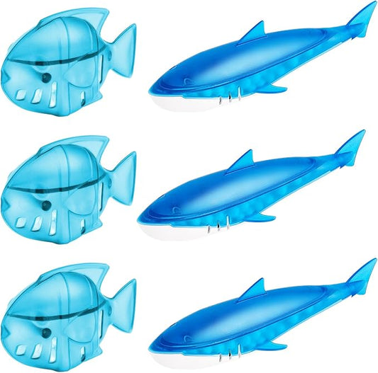 Leemone Humidifier Cleaner Float Shark & Fish -Humidifier Accessories Compatible with All Humidifiers and Fish Tanks(6 Pack)