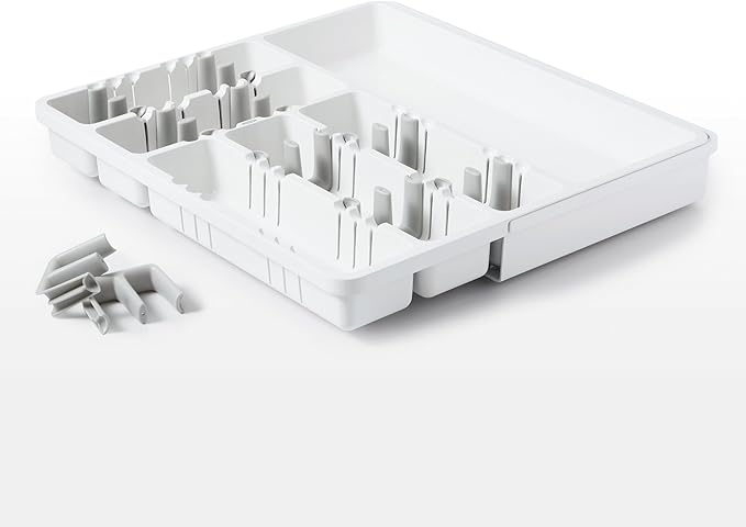 OXO Good Grips Large Expandable Utensil Organizer - White