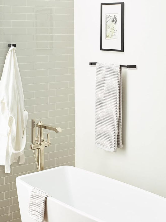 Amerock BH36080ORB | Oil Rubbed Bronze Single Robe Hook | 7/8 in. (22 mm) Length Towel Holder | Monument | Towel Hook for Bathroom | Bathroom Hardware | Bath Accessories