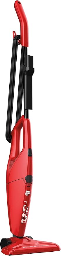 Dirt Devil SD20000RED Simpli-Stik Lightweight Corded Bagless Stick Vacuum, Red