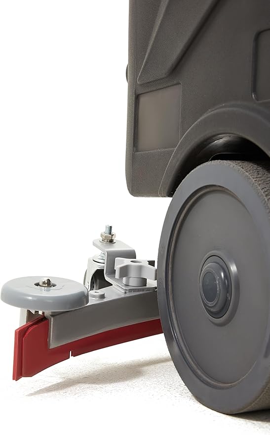 Battery Powered Ride-On Commercial Floor Scrubber Machine, 22" Brush, 31.5" Squeegee Width, 19 gal Solution Tank, 20 gal Recovery Tank, 5 hr Use 7 hr Charge, 200 RPM, 48,400 Sqft/H, Batteries Included