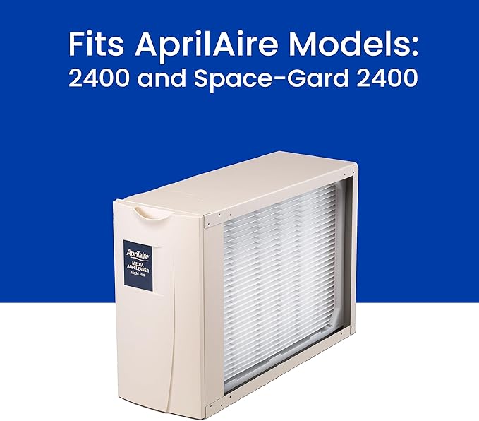 AprilAire 401 Replacement Furnace Filter for AprilAire 2400, Space-Gard 2400 Whole-House Air Purifiers - MERV 10, 16x25x6 Air Filter (Pack of 4)