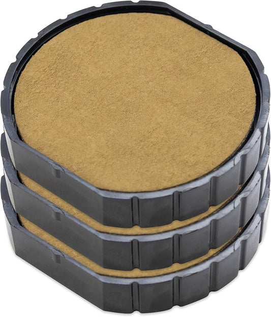 E/R30 Replacement Pad Compatible for 2000 Plus Printer R30 - Water Based - Pack of 3 - Dry (No Ink Color)