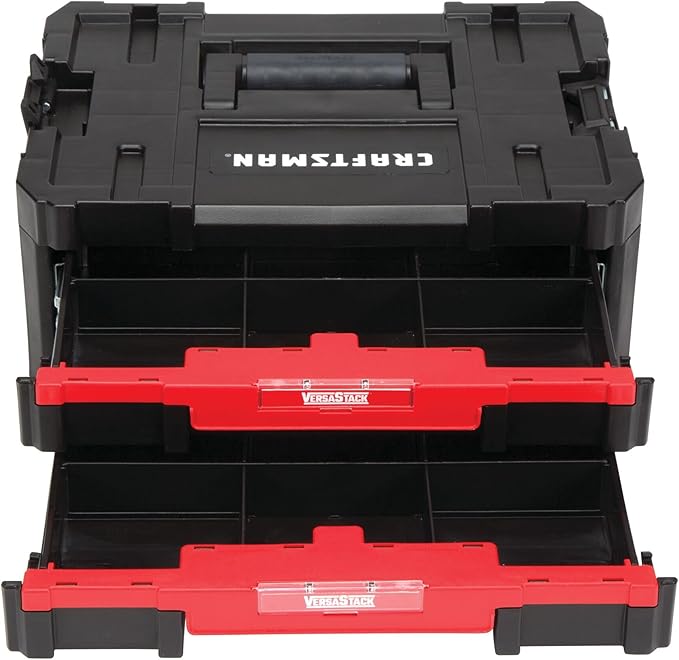 CRAFTSMAN Plastic Tool Box With Drawers, Organizer and Storage (CMST17804) (Pack of 4)