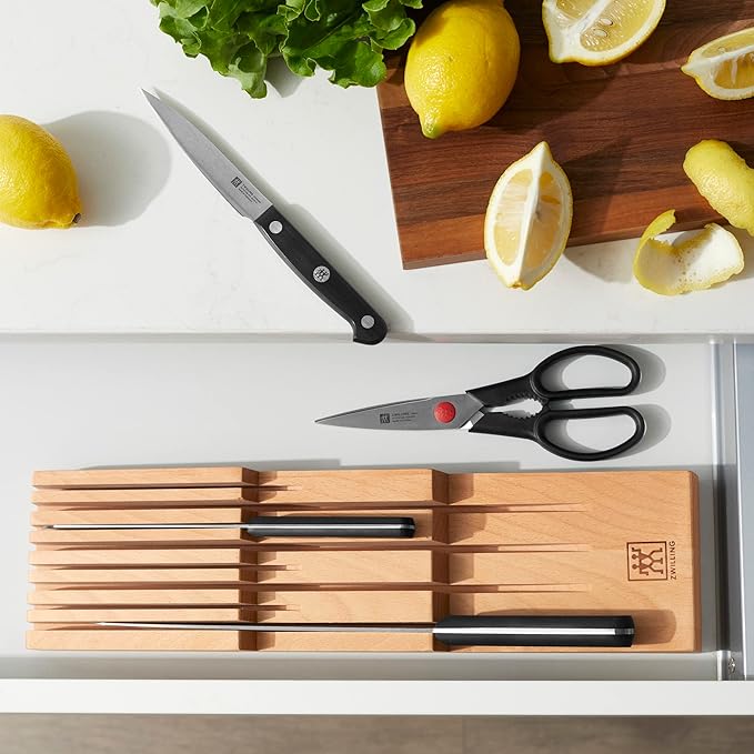 ZWILLING In-drawer Knife Organizer, 8-slot, Beechwood