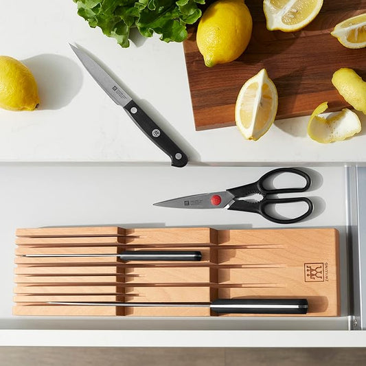 ZWILLING In-drawer Knife Organizer, 8-slot, Beechwood