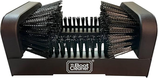 Heavy Duty Boot Brush Cleaner Outdoor Floor Mount or Portable Boot Scraper/Scrubber with Hardware