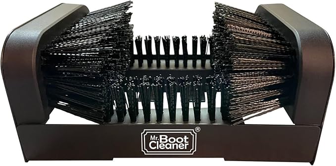 Heavy Duty Boot Brush Cleaner Outdoor Floor Mount or Portable Boot Scraper/Scrubber with Hardware