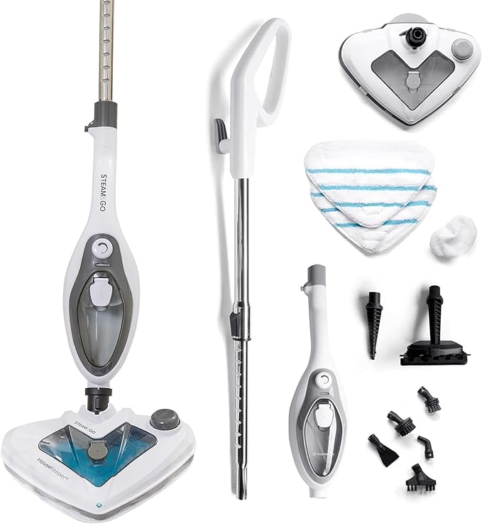 Steam & Go 10-in-1 Multi-Surface Steam Mop - Deep Clean with Heat