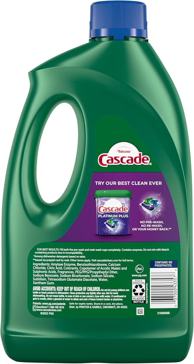 Cascade Complete Gel All-in-1 Dishwasher Detergent - Citrus breeze - 75 oz Packaging May Vary