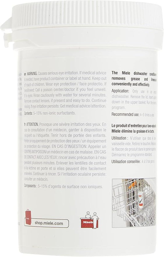 Miele DishClean Dishwasher Cleaner, Care Product for the Optimal Functioning of Dishwashers, Removing Odors and Limescale Deposits, 5.6 oz