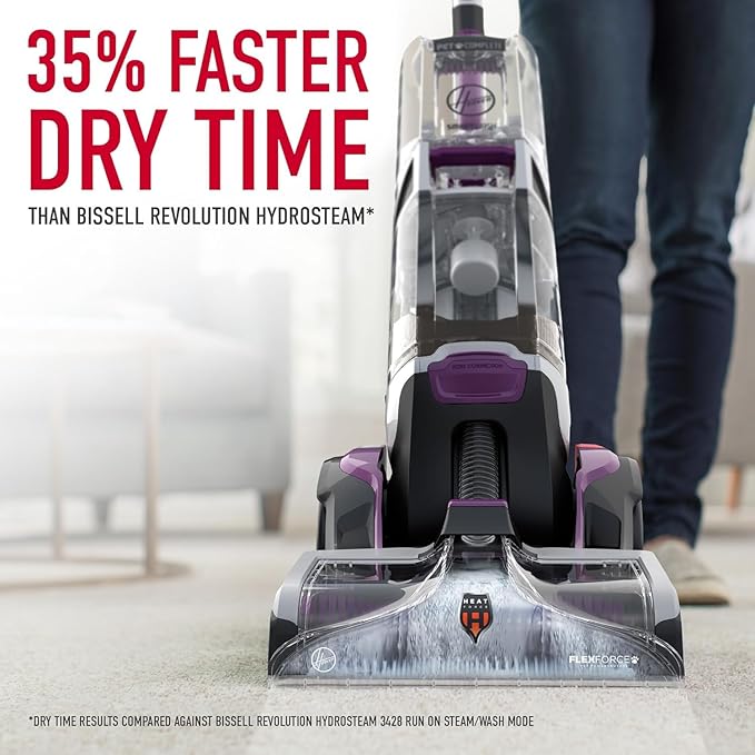 Hoover SmartWash Pet Automatic Carpet Cleaner with Spot Chaser Stain Remover Wand, FH53000PC + Hoover Oxy Deep Cleaning Carpet Shampoo, Concentrated Machine Cleaner Solution, 116 oz Formula, AH31936