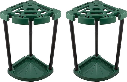 Tool Organizer 2-Pack - Garage Storage Rack - Organize Up to 48 Yard Tools - Corner Rack for Home or Shed - Easy to Assemble Utility Racks by Stalwart