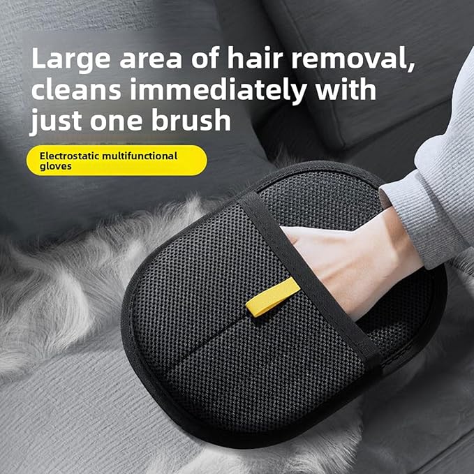 Pet Hair Removal Glove for Cats & Dogs 2025 New Electrostatic Pet Hair Remover Glove, Washable Reusable Animal Fur Removal Tool for Clothing, Couch, Carpet, Car Seat