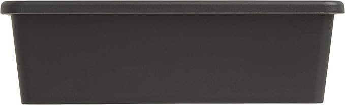madesmart Small Storage Bin, Multipurpose Organizer for Kitchen, Bathroom & Office, Organizer for Cutlery, Peeling Tools, Spatulas, Non Slip, Soft Grip Lining, Durable, Granite