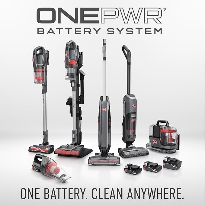 Hoover ONEPWR WindTunnel Emerge Pet Cordless Stick Vacuum Cleaner, Lightweight & Powerful Stick Vac for Home, Quiet Self-Standing Design, No Wall Mount Needed, Ideal for Pet Hair, Renewed