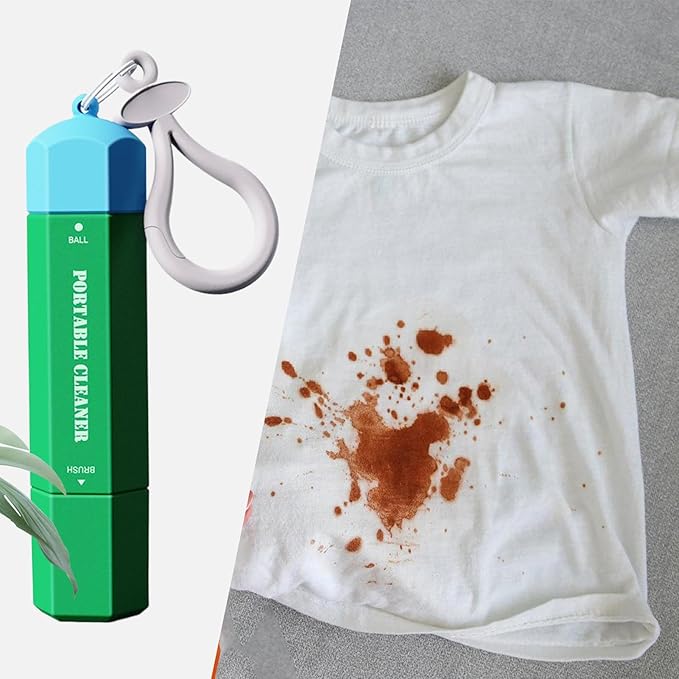 Clothes stain-Pen – Fast 15ml stain-Remover, Lightweight Portable Stick, Safe Fabric Cleaning Solution, Compact Laundry Accessory, stain-Solution | stain-Pen Usage During Travel Trips, Nurse