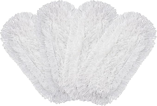 Microfiber Mop Pads 4 Pieces for Floor Cleaning,Fit CLEANHOME Dust Mop: B09PBPGSJ3, Full Polyester Microfiber Replacement Pads