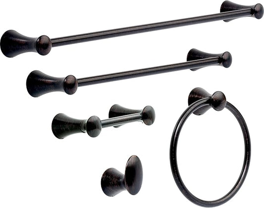 Delta Faucet 73824-RB Lahara Towel Bar, 24", SpotShield Venetian Bronze