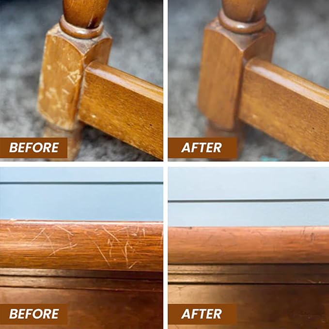 NuGrain Wood Repair Kit, Easy-Fix Wood Furniture Repair, Professional Wood Floor Scratch Repair - Restores Wood Scratch, Covers Nicks, Marks, Minor Defects (1)