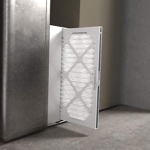 Amazon Basics 16x25x1 Air Filter 6-Pack, MERV 11 Electrostatic AC Furnace Filters for Allergies, Captures Dust and Pollen (Actual Size: 15.75" x 24.75" x 0.75")