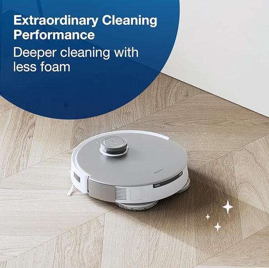 ECOVACS Multi-Surface Floor Cleaning Solution, Compatible with DEEBOT X11 OMNI Cyclone, X9 PRO OMNI, T80 OMNI, T50 PRO OMNI, N30 Series, N20 Series & all other Robot Vacuum Cleaners, 1L, (Pack of 2)