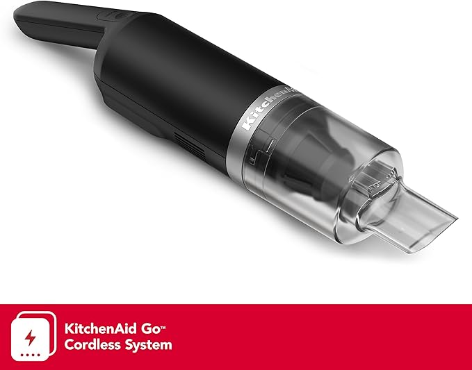 KitchenAid Go™ Cordless Kitchen Vacuum - Battery Sold Separately, KKVR100, Black Matte