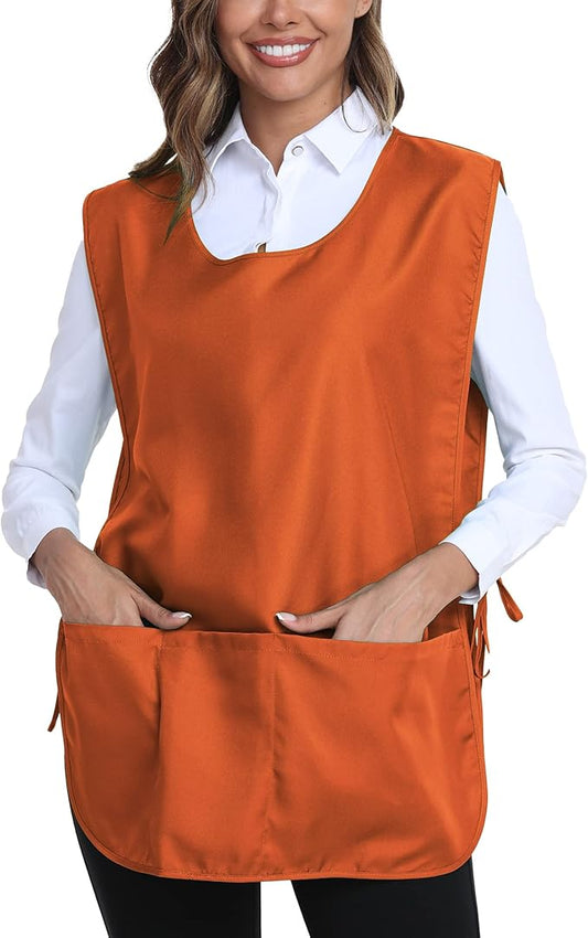 Xeoxarel Unisex Cobbler Apron with 3 Pockets Vest