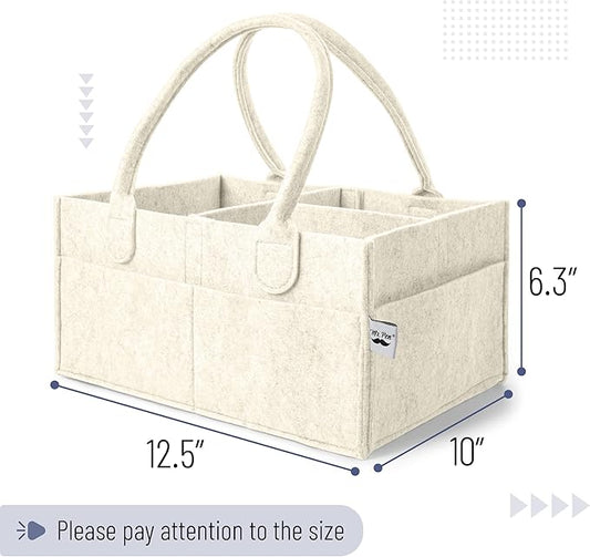 Mr. Pen- Baby Diaper Caddy Organizer, Beige, Baby Organizer, Car Diaper Caddy