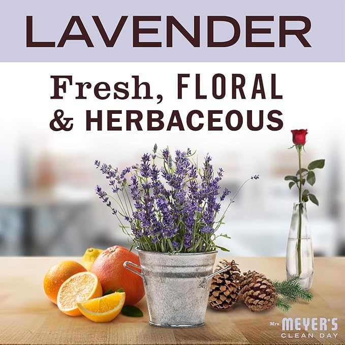MRS. MEYER'S CLEAN DAY Liquid Dish Soap Refill, Lavender, 48 fl. oz