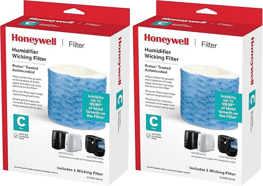 Honeywell C Replacement Filter, White- Pack of 2