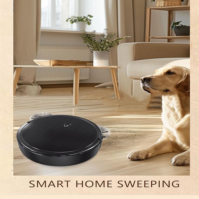 Robot Vacuum and Mop,Robotic Vacuum Cleaner,Featuring a 3-in-1 Comprehensive Cleaning System That vacuums and mops,Tangle-Free Design,Obstacle Avoidance,Ideal for Hard Floor,Pet Hair, Carpet.