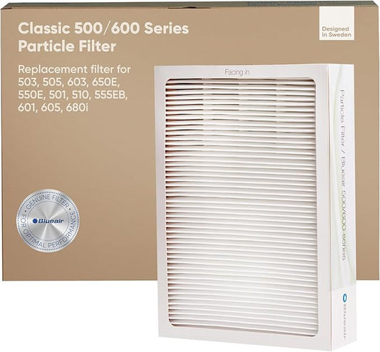 BLUEAIR Classic 500/600 Genuine Particle Replacement Filter; fits 680i, 501, 503, 505, 510, 550E, 555EB, 601, 605, 650E